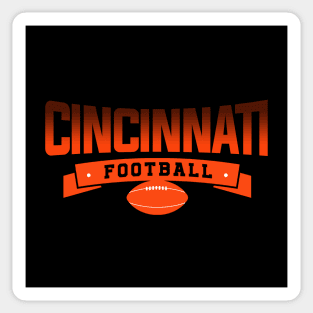 Cincinnati Football Team Sticker